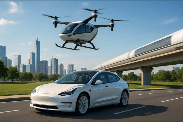 Transportasi Masa Depan 2025: Mobil Listrik, Drone Taxi, dan Kereta Hyperloop