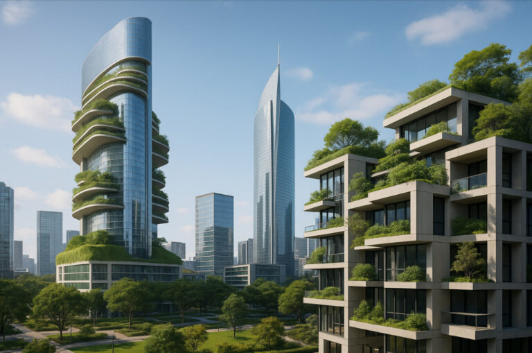 Arsitektur Futuristik 2025: Bangunan Hijau, Smart Building, dan Desain Modular