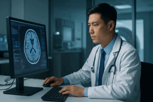 AI dalam diagnosa dini penyakit kronis di laboratorium medis modern