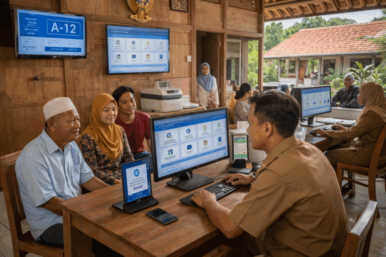 Digitalisasi Layanan Publik Desa untuk Pelayanan Efisien