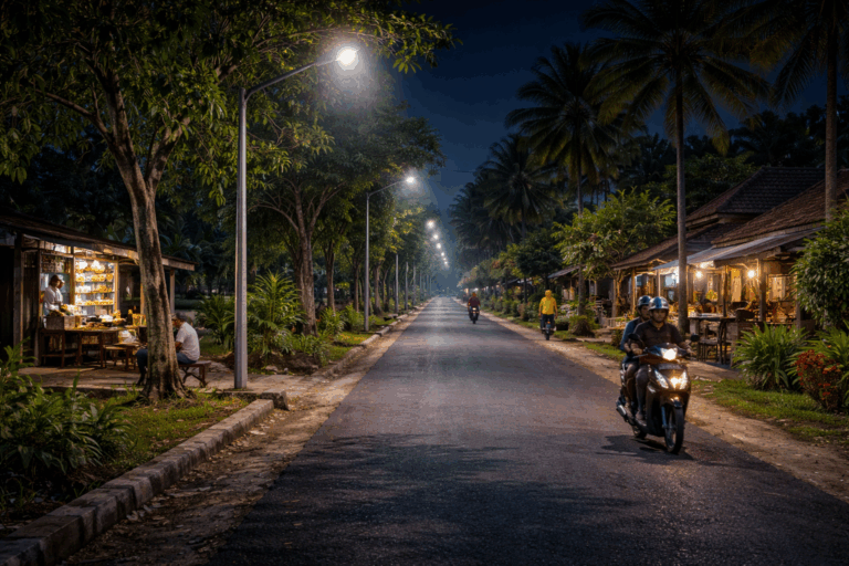 Pengelolaan Penerangan Jalan Desa untuk Keamanan Warga