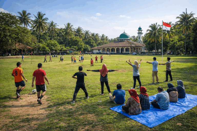 Pengelolaan Lapangan Desa untuk Aktivitas Masyarakat