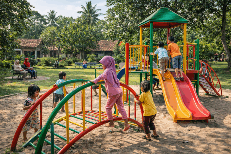 Pengelolaan Tempat Bermain Anak Desa yang Aman