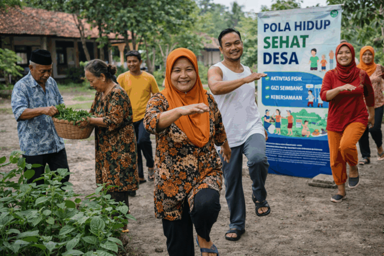 Pola Hidup Sehat di Desa untuk Mencegah Penyakit Kronis