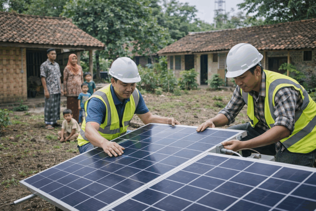 Pemanfaatan Energi Surya Desa untuk Listrik Berkelanjutan