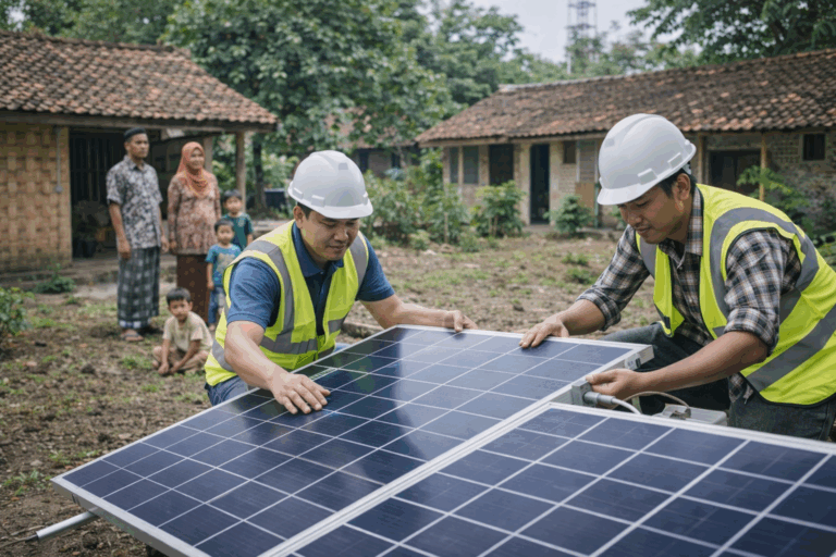 Pemanfaatan Energi Surya Desa untuk Listrik Berkelanjutan