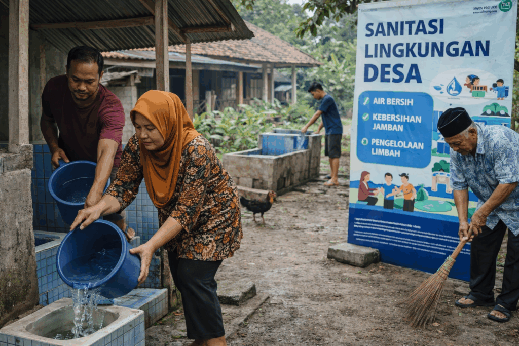 Peran Sanitasi Lingkungan Desa dalam Menjaga Kesehatan Warga