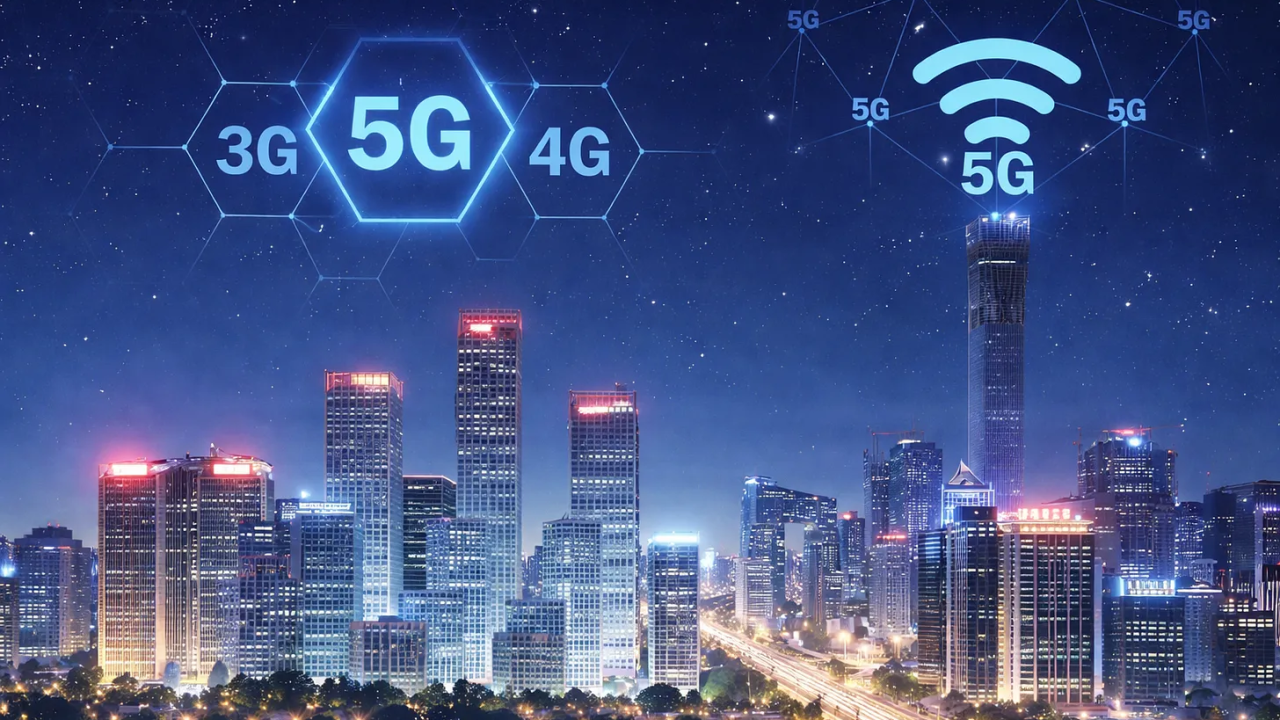 5G Indonesia 2026 dengan jaringan telekomunikasi modern dan konektivitas digital cepat